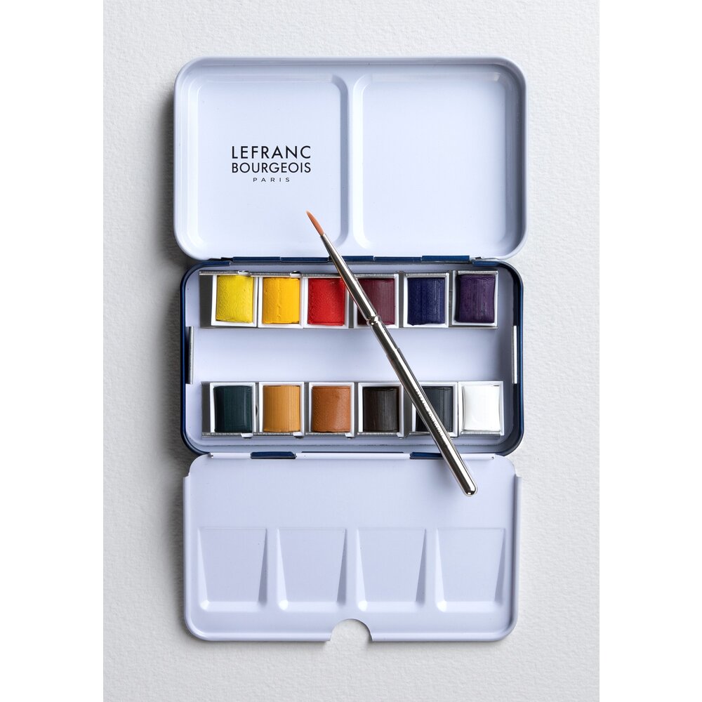 Aquarell-Taschenset (12 Farben)