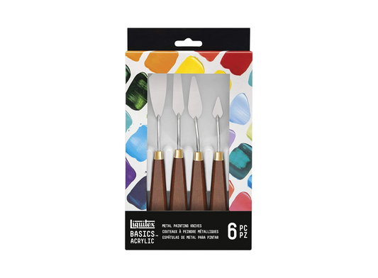 Metal Painting Knives (6 pieces)